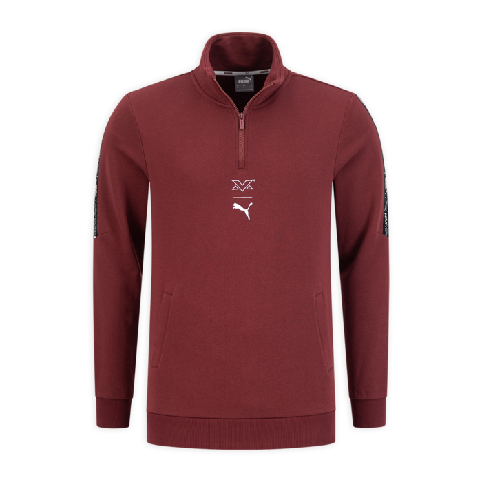 Half-Zip Sports Sweater Red image