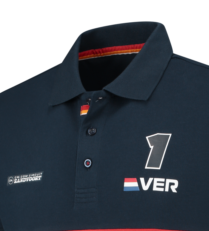Zandvoort Retro Polo Navy image