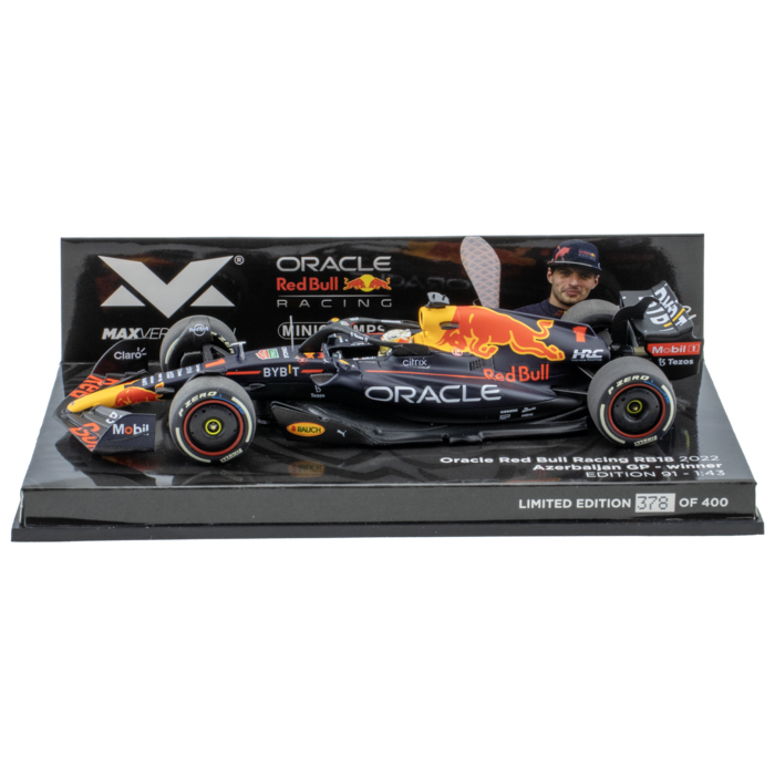 限定セールをすべて RB18 1:43 GP cars Model › Winner - 2022 Azerbaijan ミニカー