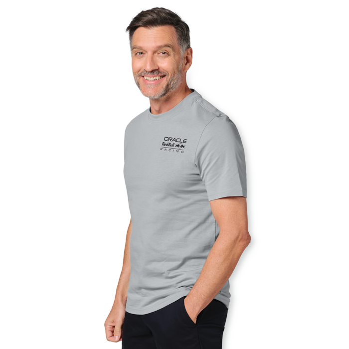 Grey and deals red t shirt