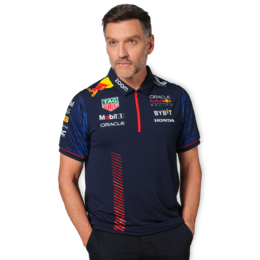 Red Bull Racing F1 Women's 2023 Team Polo Shirt- Navy in 2023