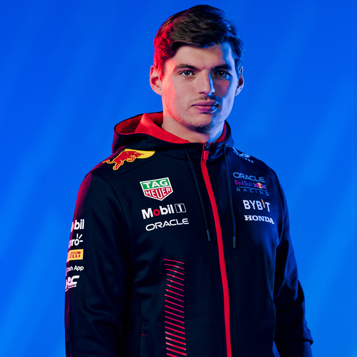 Mens Red Bull Racing Team Full Zip Hoodie 2023