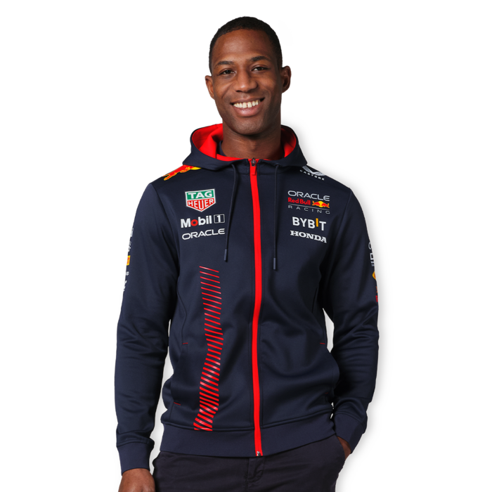 Mens - Team Full Zip Hoodie Red Bull Racing 2023 image