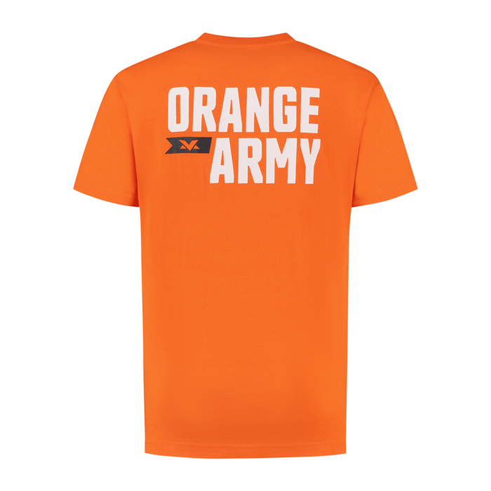 orange army shirt