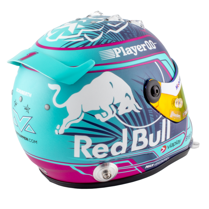 1:2 Helmet Miami 2023 Max Verstappen image