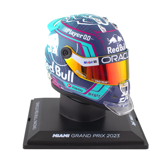 1:4 Helmet Miami 2023 Max Verstappen image