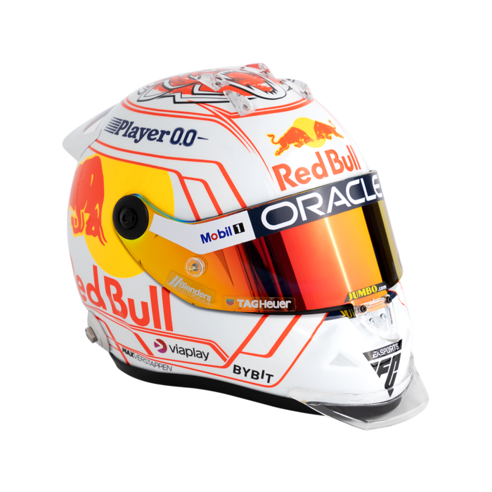 Oracle Red Bull Racing Shop: 1:2 Max Verstappen Miami GP 2023 Mini Helmet