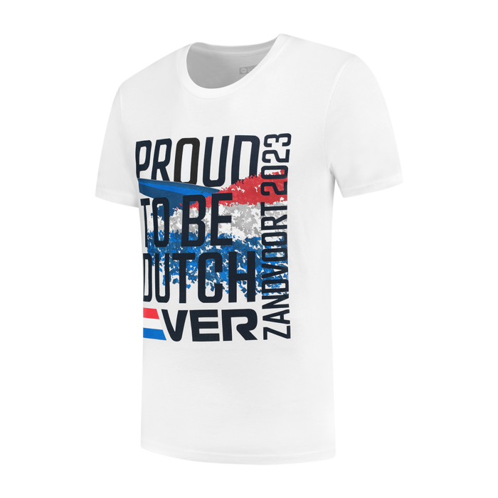 Proud to be Dutch - T-shirt White image