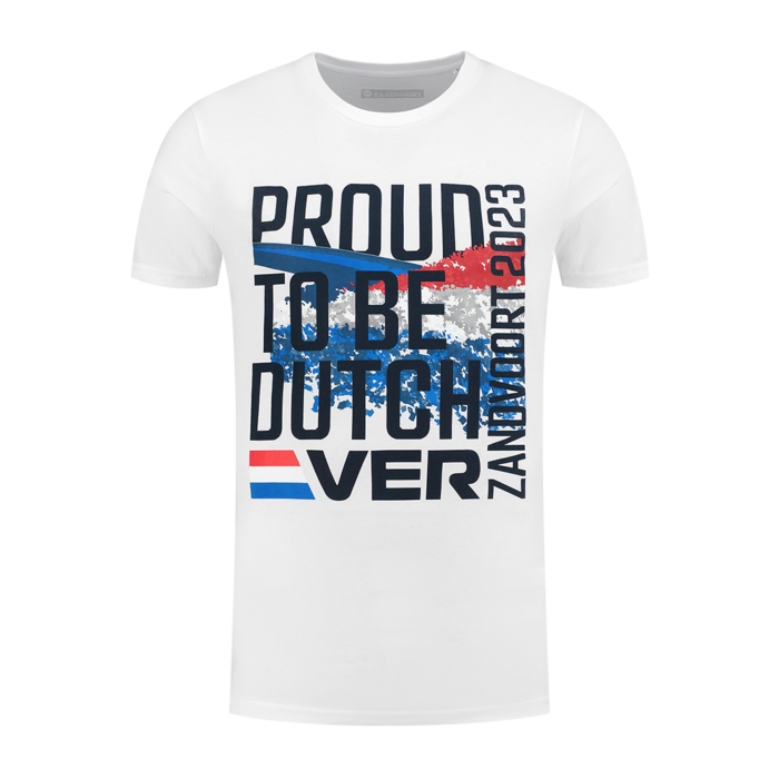 Proud to be Dutch - T-shirt White image