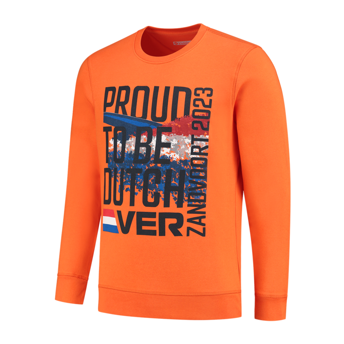 Proud to be Dutch - Crewneck Orange image
