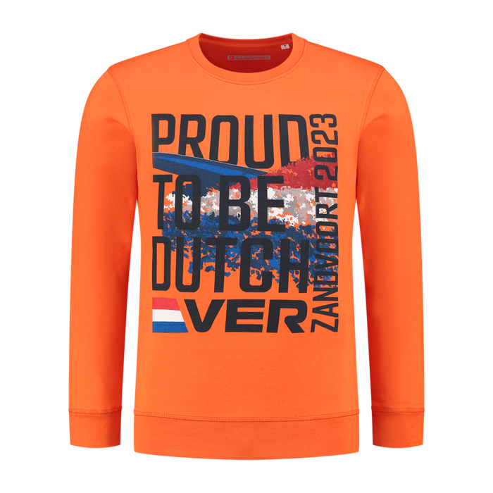 Proud to be Dutch - Crewneck Orange image
