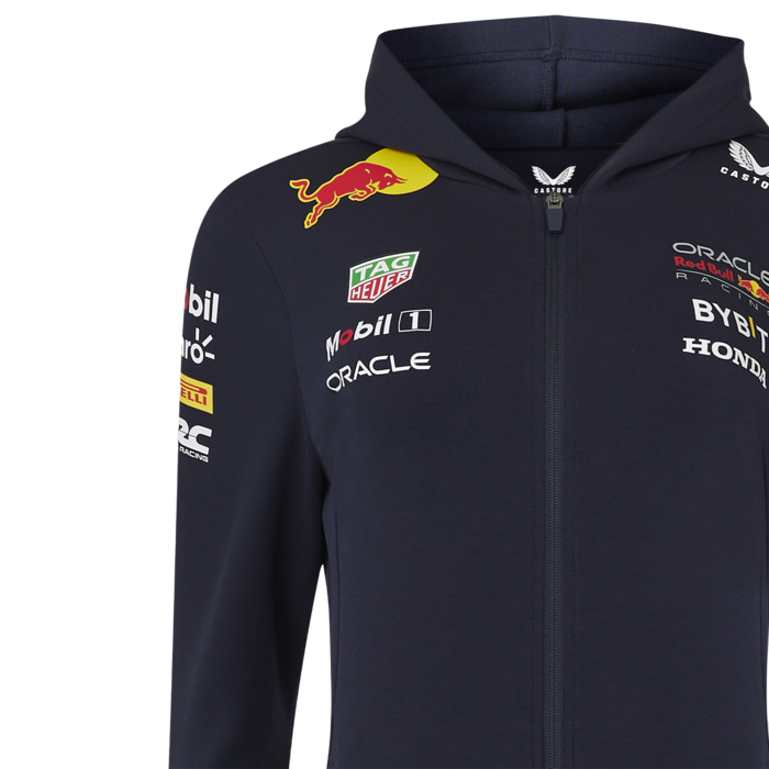 Red Bull Racing Team Full Zip Hoodie 2024 - Womens