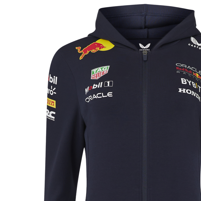 Red Bull Racing Team Full Zip Hoodie 2024 Womens