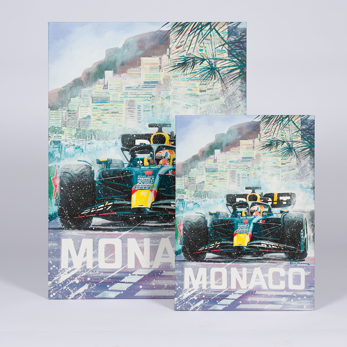 Canvas 50 x 70cm Max Verstappen Monaco 2023 by Eric Jan Kremer  image