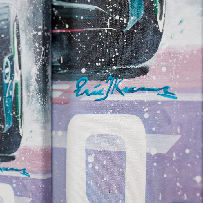 Canvas 75 x 105cm Max Verstappen Monaco 2023 by Eric Jan Kremer  image