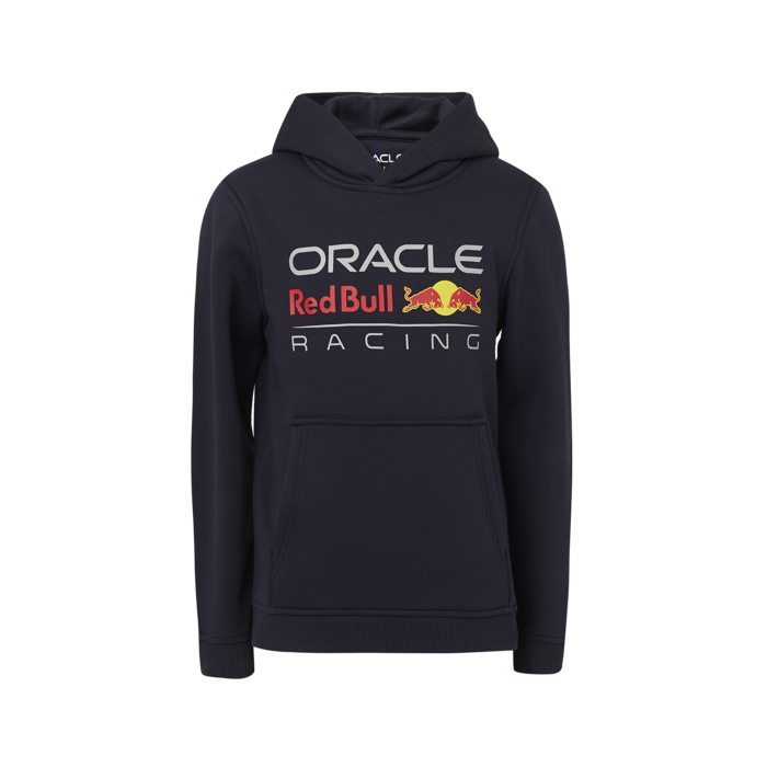 Kids Core Mono Logo Hoodie Night Sky Red Bull Racing