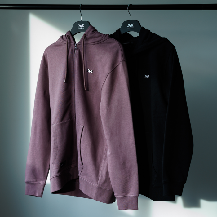 MV Zip hoodie Mauve Essentials