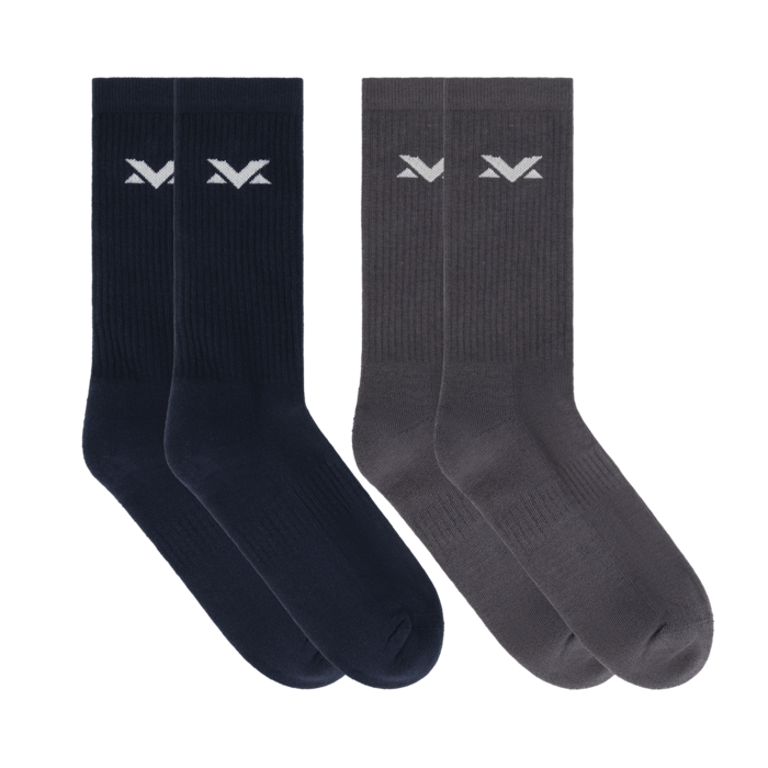 MV Socks 2-pack - Navy/Grey image