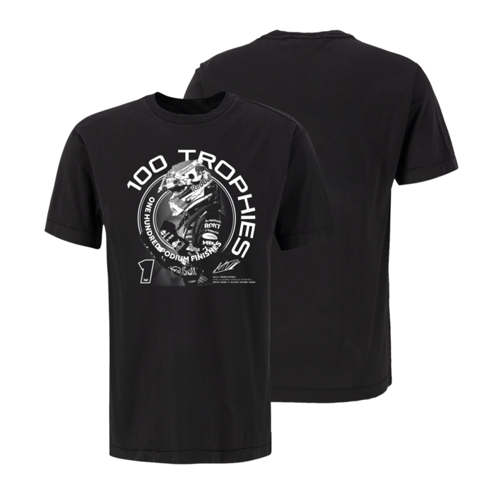 100 Podiums T shirt Max Verstappen