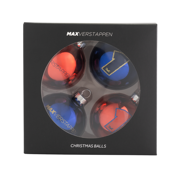 Christmas Baubles 4-pack - Max Verstappen image