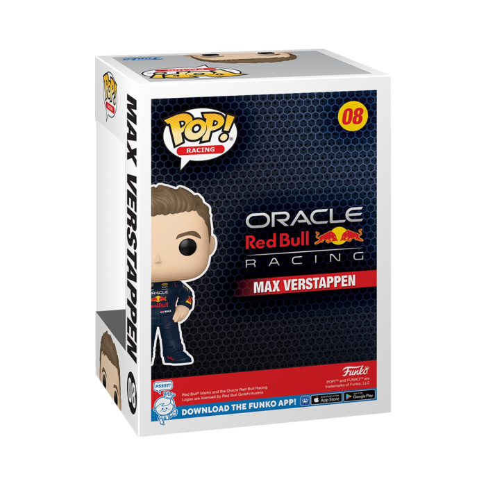 Funko Pop! Max Verstappen with helmet image