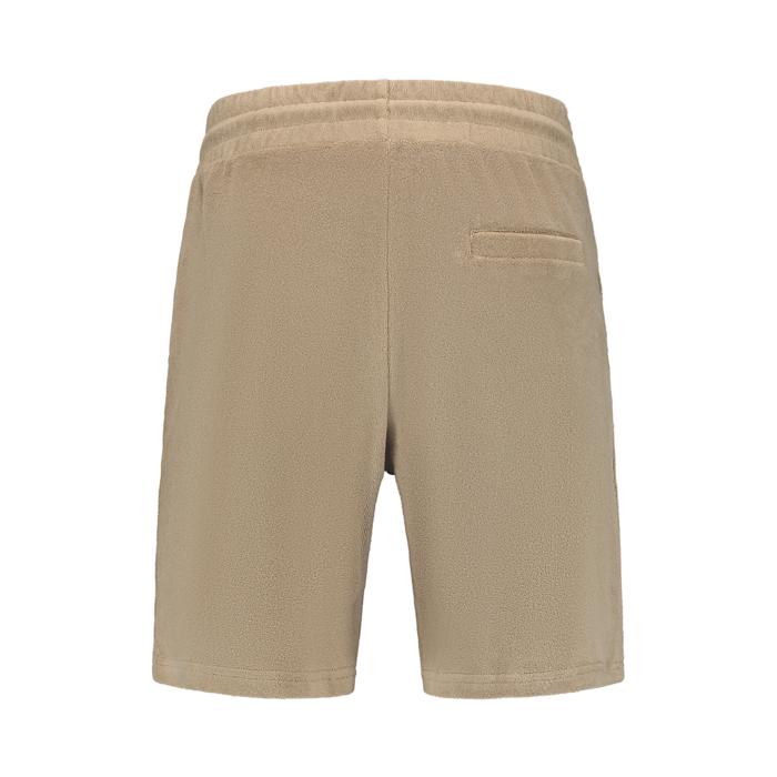 Unleash The Lion Terry Shorts - Light Brown image