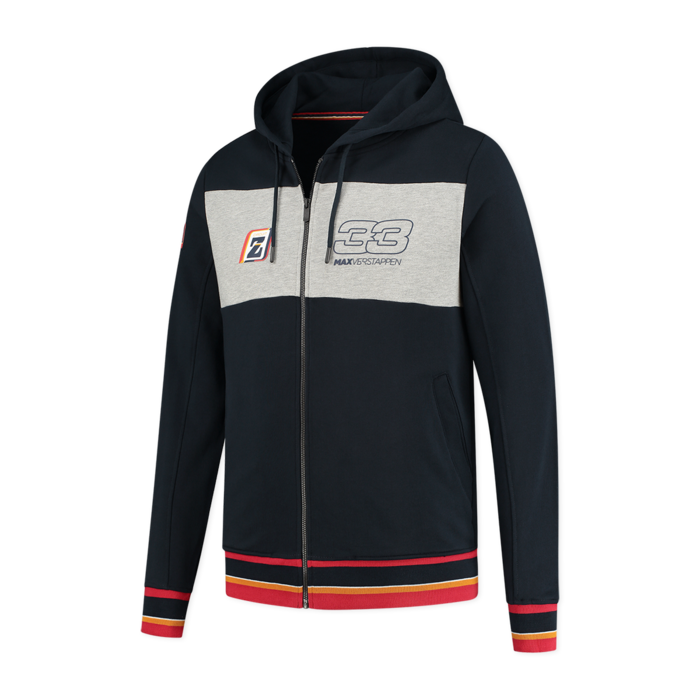 Men Hoodie Navy Grey Zandvoort image