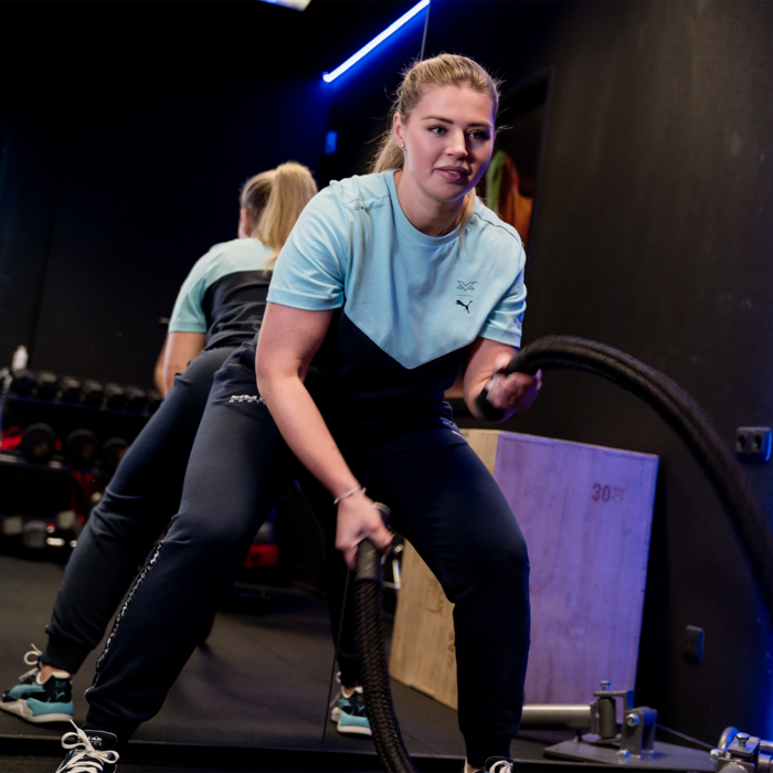 Fitness T-shirt Blue image