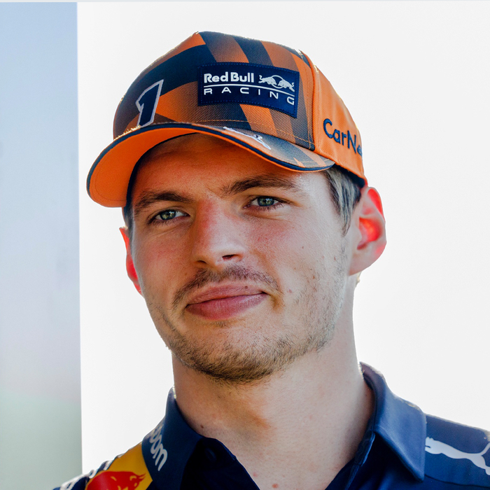 Driver Cap 2022 Orange - Curved image