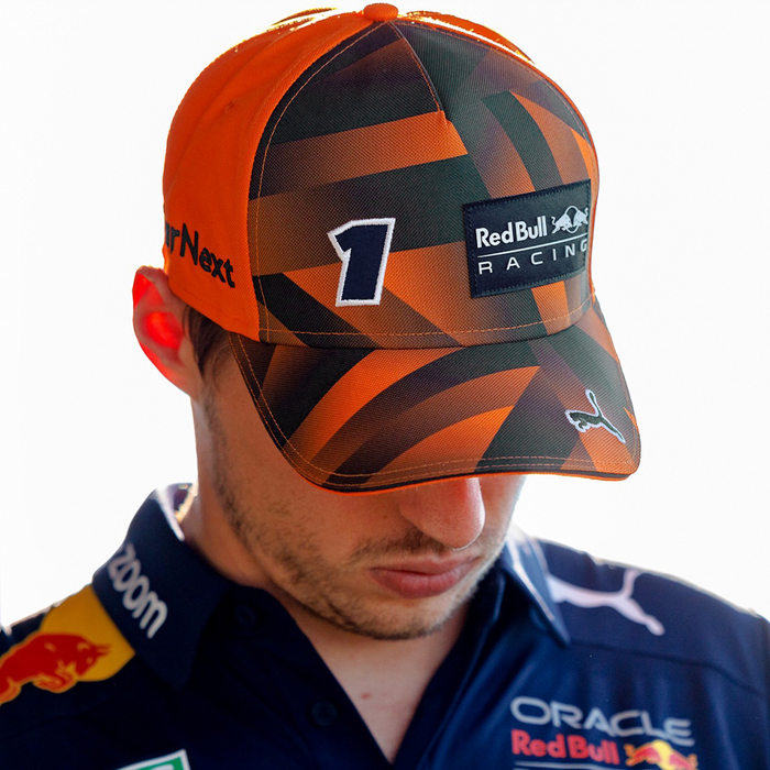 Driver Cap 2022 Orange - Curved image