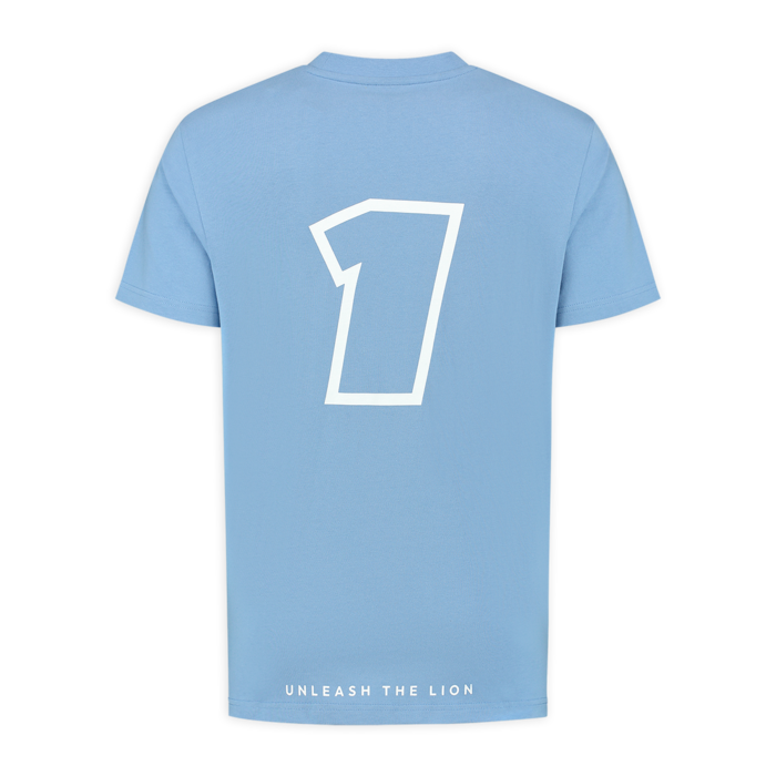 T-shirt Logo Unleash the Lion - Light Blue image
