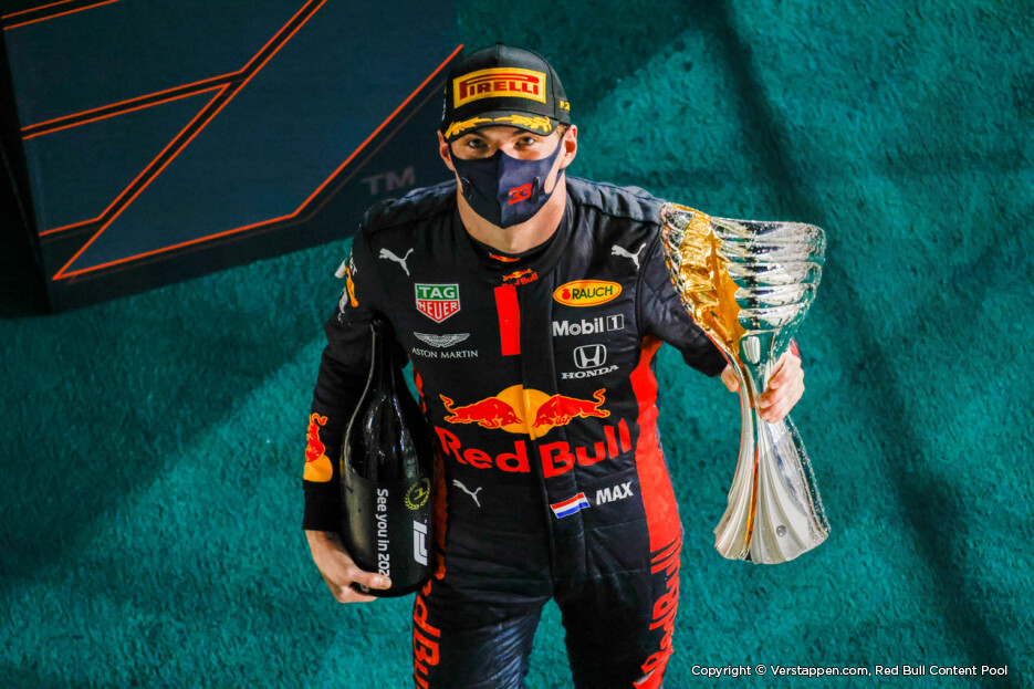 <p>Max Verstappen sloot...