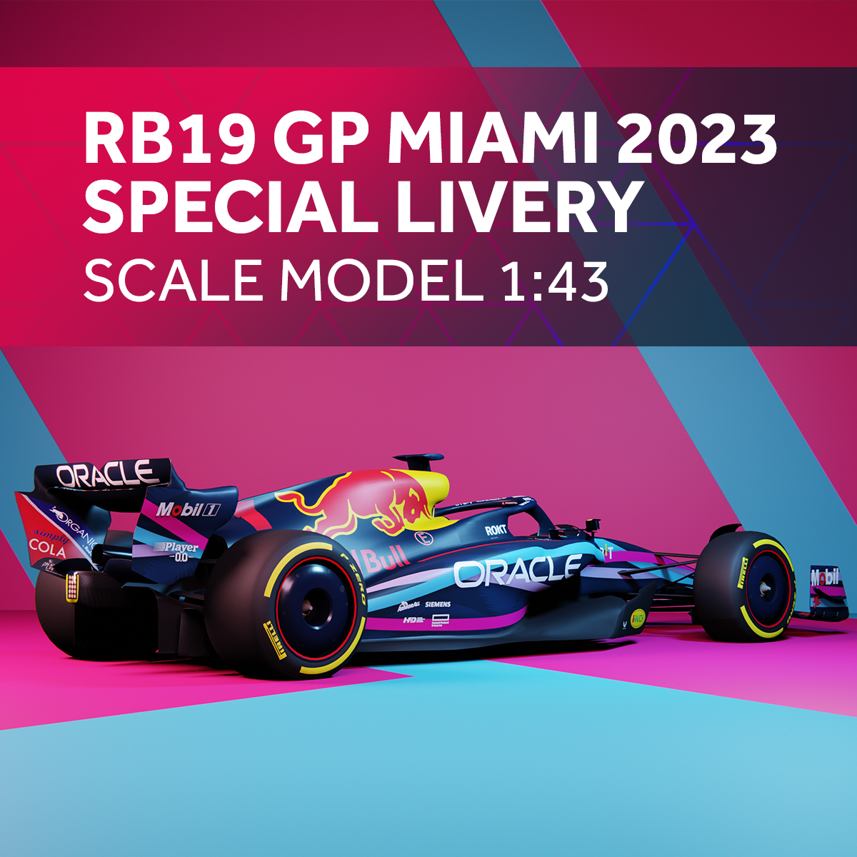 1/43 Red Bull RB19 Verstappen 2023 avec pilote