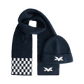 男女兼用 MV Kids - Beanie and Scarf - Navy ウィッグ・エクステ