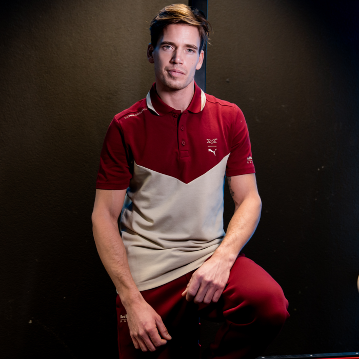 Fitness Polo Red image