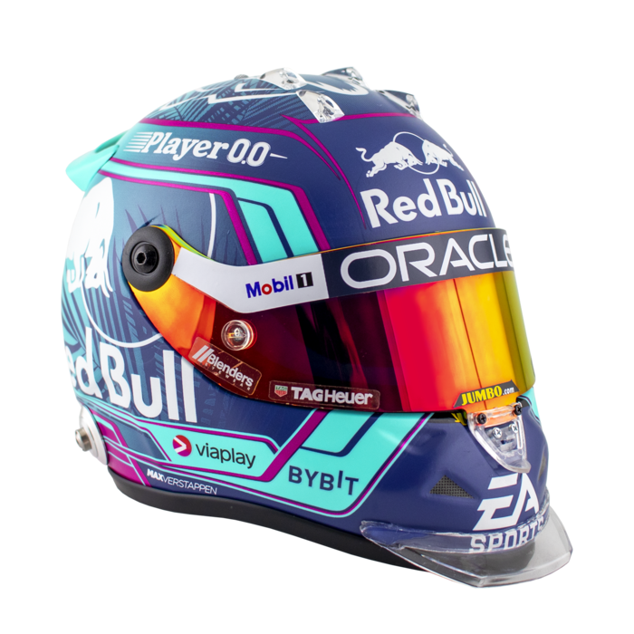 1:2 Helmet Miami 2023 Max Verstappen image
