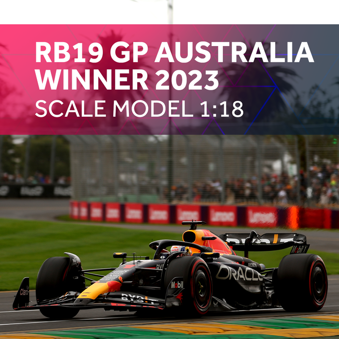 1:18 RB19 GP Australia 2023 - Winner image