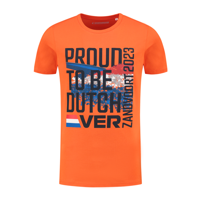 Kids - Proud to be Dutch - T-shirt Orange image