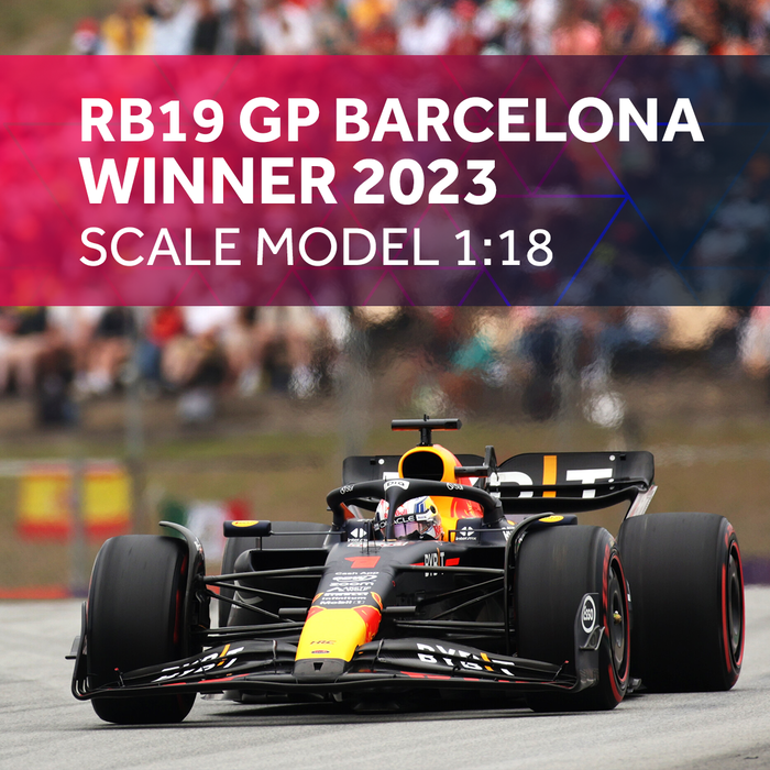 1:18 RB19 GP Barcelona 2023 - Winner image