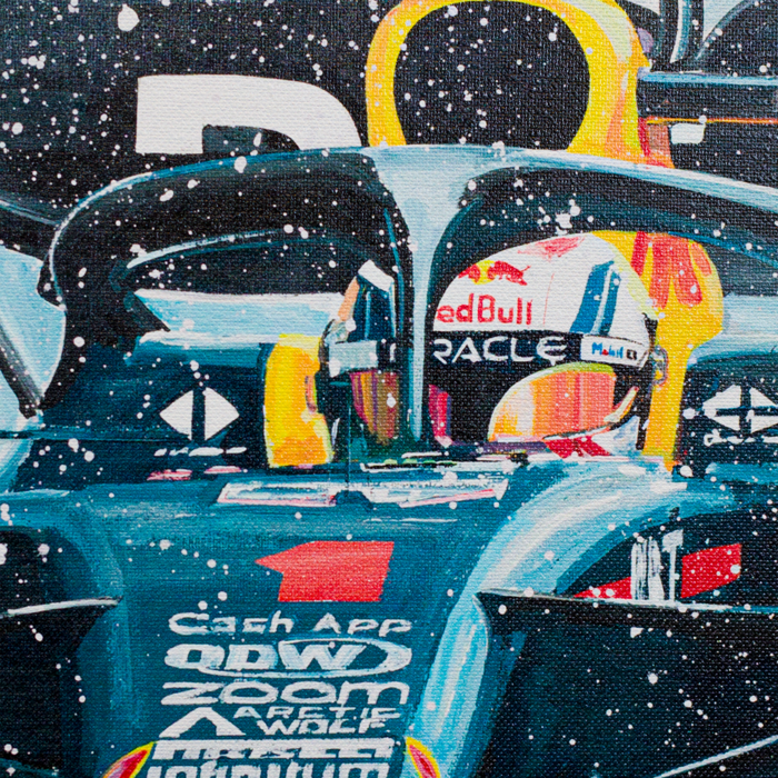 Canvas 50 x 70cm Max Verstappen Monaco 2023 by Eric Jan Kremer  image
