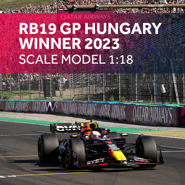 1:18 RB19 GP Hungary 2023 - Winner image