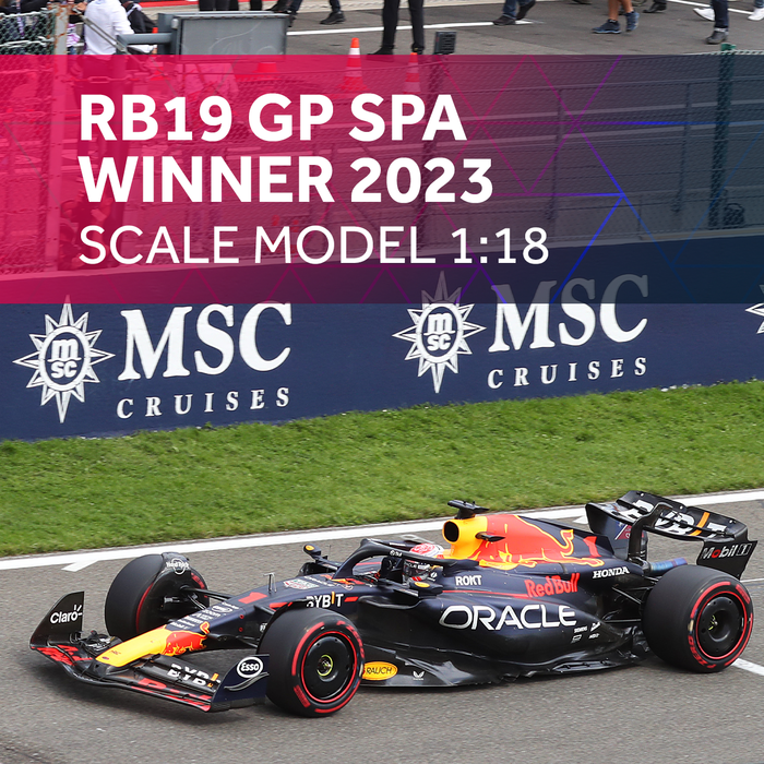 1:18 RB19 GP Spa 2023 - Winner image