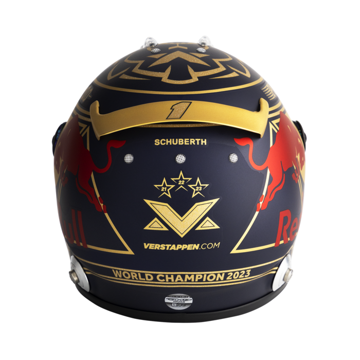 1:2 World Champion 2023 Helmet Max Verstappen image