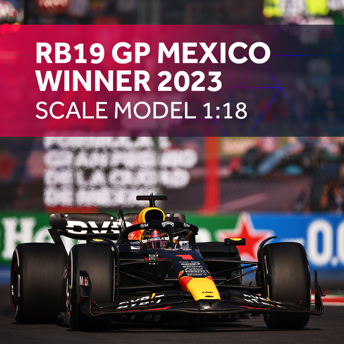 1:18 RB19 Mexico 2023 - Winner image