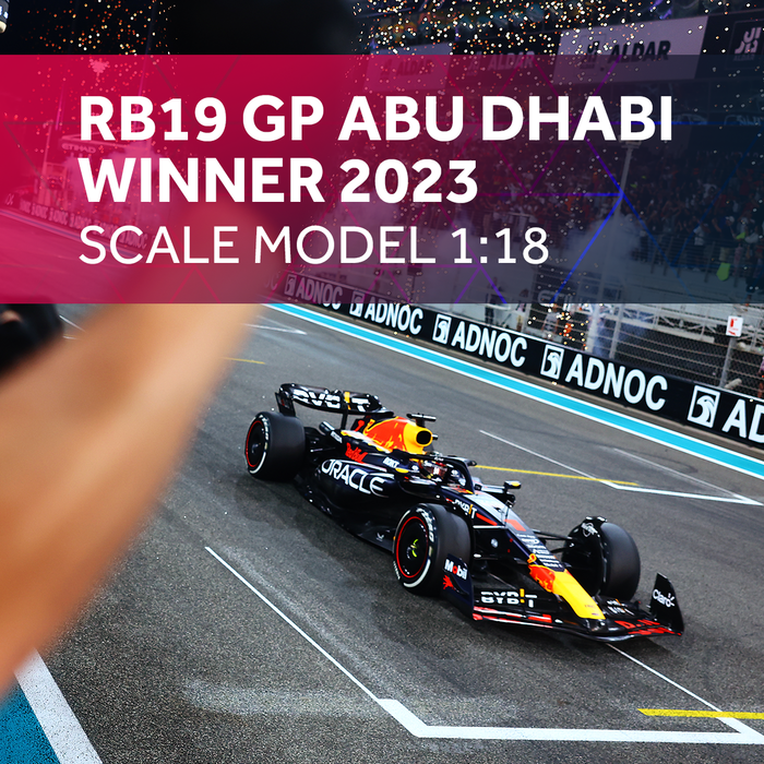 1:18 RB19 Abu Dhabi 2023 - Winner image