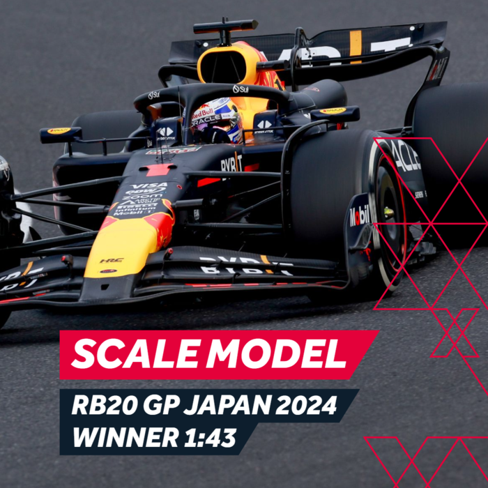 1:43 RB20 GP Japan 2024 - Winner image