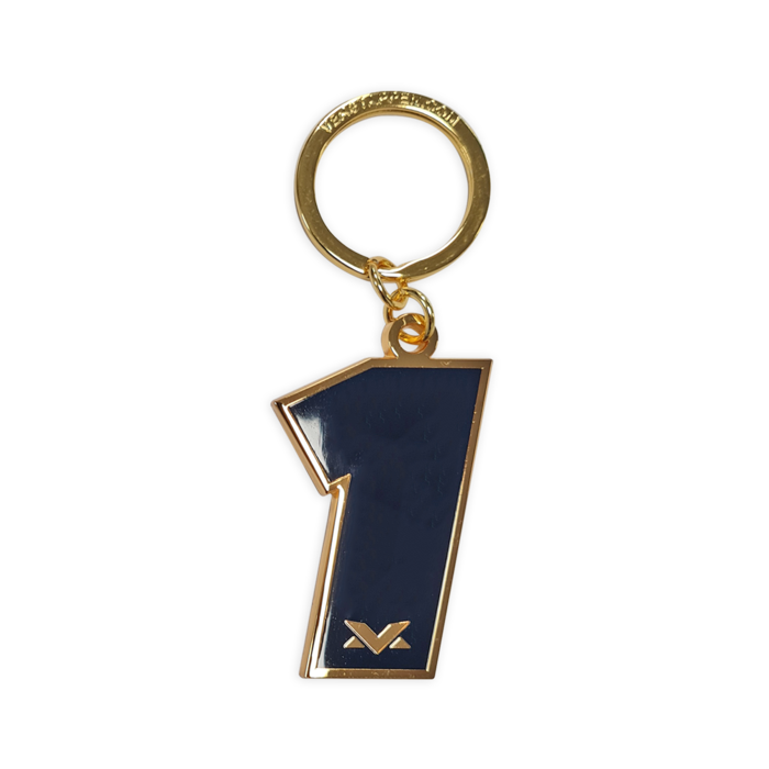 #1 Keychain Blue image